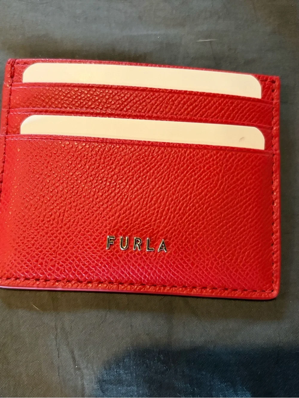 Furla cardholder in pink nwt